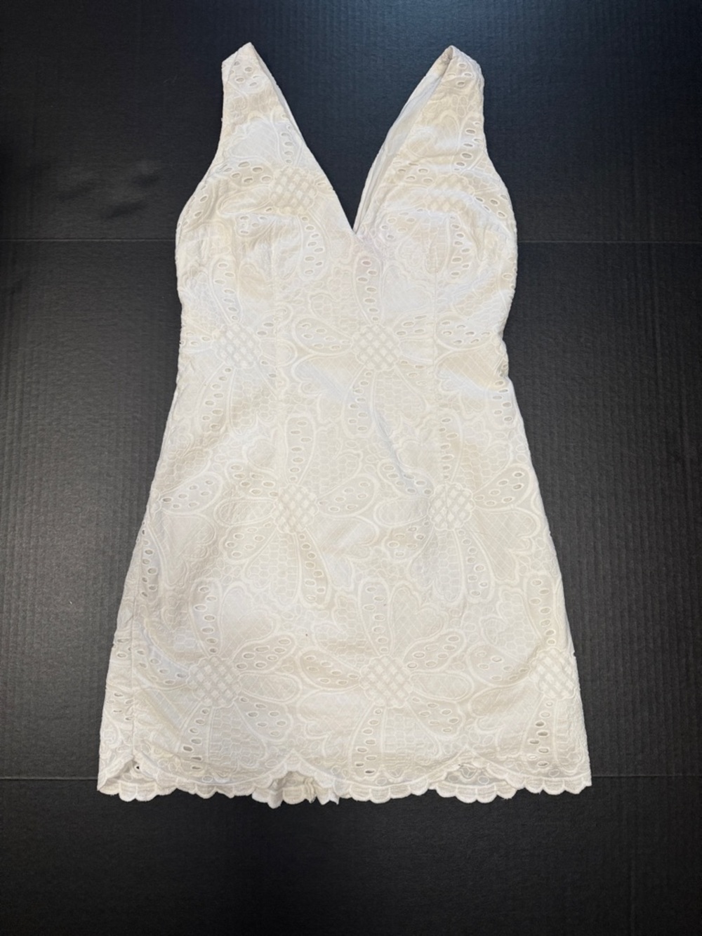 Lilly Pulitzer White Dress with Pink Label